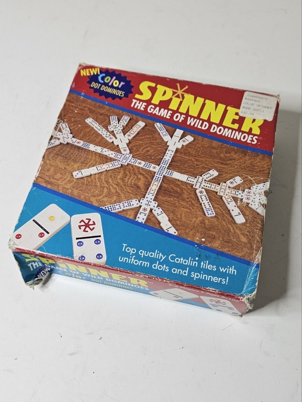 Spinner Dominoes Game Vintage Full Set Instructions Included